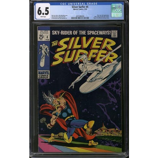 Silver Surfer #4 CGC 6.5 (W) *3870380008*