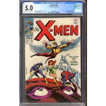 X-Men #49 CGC 5.0 (OW-W) *3871346018*