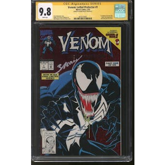Venom: Lethal Protector #1 CGC 9.8 (W) Signed By Mark Bagley *3875153001*