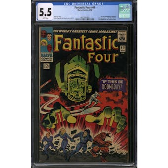 Fantastic Four #49 CGC 5.5 (W) *3877241003*