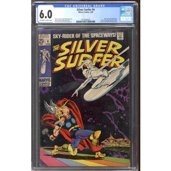 Silver Surfer #4 CGC 6.0 (OW-W) *3879560003*