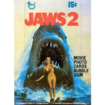 Jaws 2 Wax Box (1978 Topps)