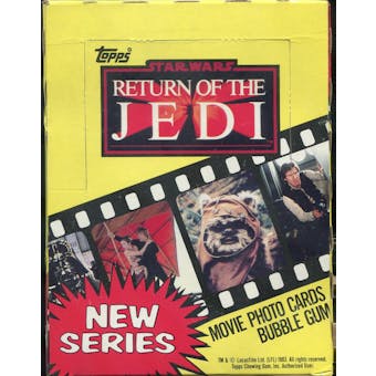 Star Wars Return of the Jedi Series 2 Wax Box (Topps 1983)