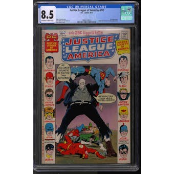 Justice League of America #92 CGC 8.5 (OW-W) *3884124019*