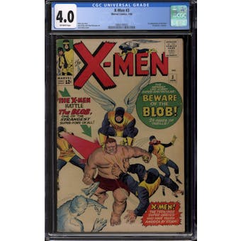 X-Men #3 CGC 4.0 (OW) *3884144002*