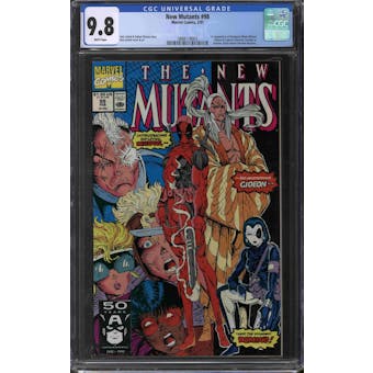 New Mutants #98 CGC 9.8 (W) *3888118003*