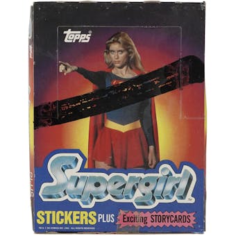 Supergirl Wax Box (1984 Topps)
