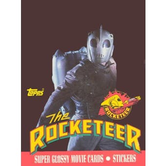 The Rocketeer Movie Wax Box (1991 Topps)