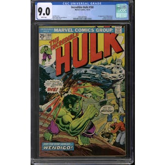 Incredible Hulk #180 CGC 9.0 (W) *3893287006*
