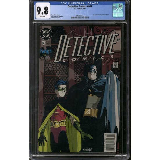 Detective Comics #647 CGC 9.8 (W) Newsstand Edition  *3903595012*