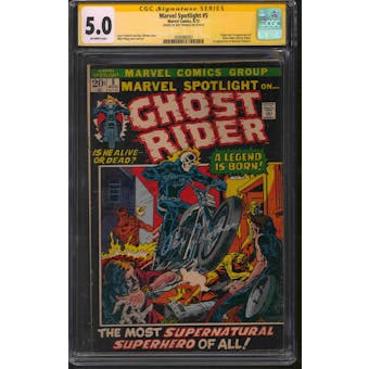 Marvel Spotlight #5 CGC 5.0 Roy Thomas Signature Series (OW) *3908980001*