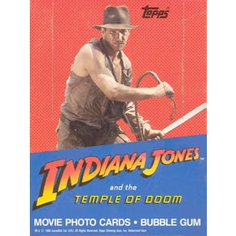 Indiana Jones & the Temple of Doom Wax Box (1984 Topps)