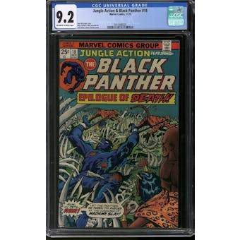 Jungle Action & Black Panther #18 CGC 9.2 (OW-W) *3911686020*