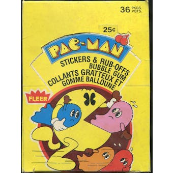 Pac-Man Wax Box (1980 Fleer)