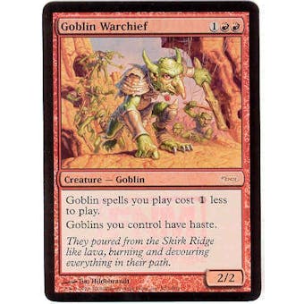 Magic the Gathering Promo Single Goblin Warchief Foil (DCI)