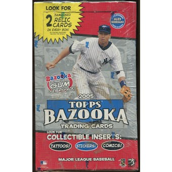 2005 Topps Bazooka Baseball 24 Pack Box