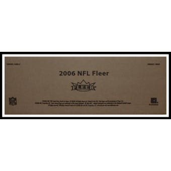 2006 Fleer Football Hobby 12-Box Case (Upper Deck)