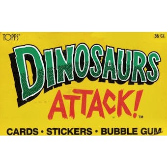 Dinosaurs Attack! Wax 36 Pack Counter Display Box