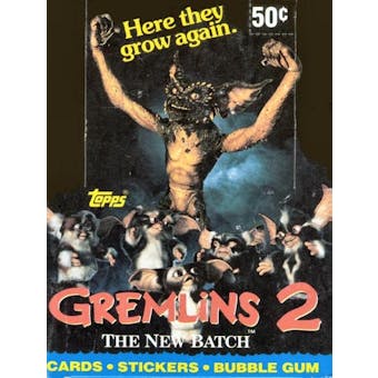 Gremlins 2 Wax Box (1990 Topps)