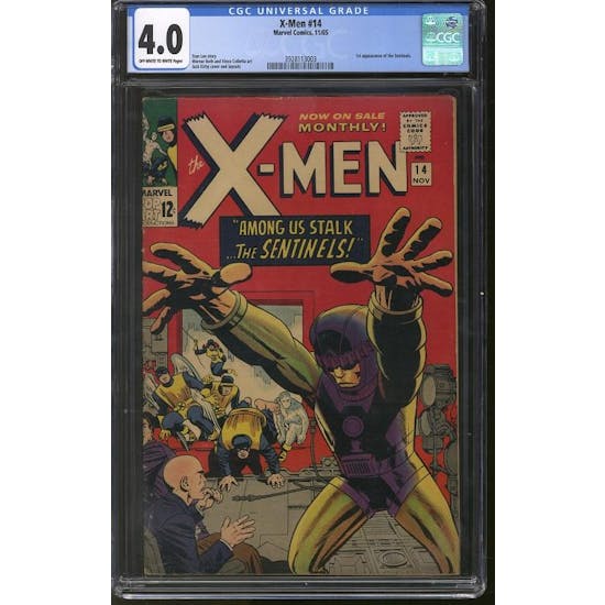 X-Men #14 CGC 4.0 (OW-W) *3928113003*