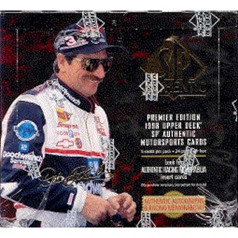 1998 Upper Deck SP Authentic Racing Hobby Box