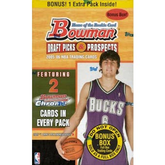 2005/06 Bowman Draft Picks And Prospects Basketball 6 Pack Box