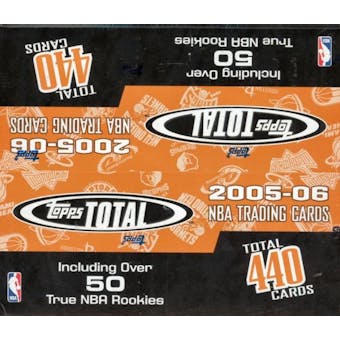 2005/06 Topps Total Basketball 36 Pack Box