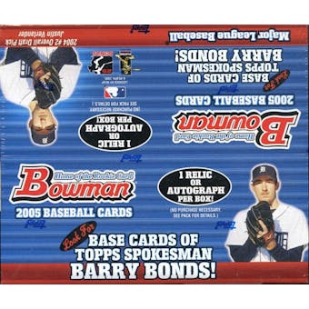 2005 Bowman Baseball 24 Pack Box