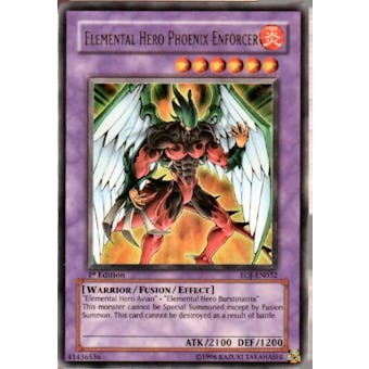 Yu-Gi-Oh Enemy of Justice Single Elemental Hero Phoenix Enforcer Ultra Rare