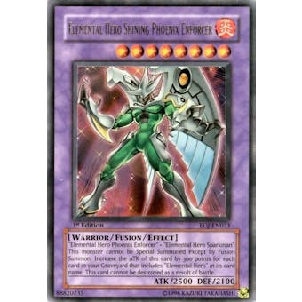 Yu-Gi-Oh Enemy of Justice Single Elemental Hero Shining Phoenix Enforcer Ultra