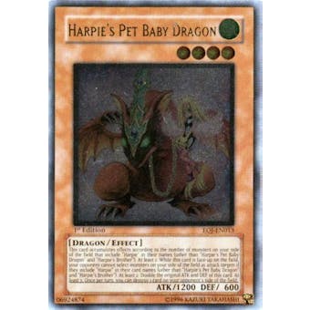 Yu-Gi-Oh Enemy of Justice Single Harpie's Pet Baby Dragon Ultimate Rare