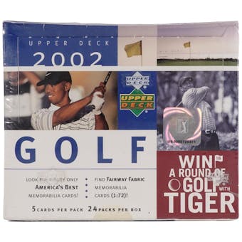 2002 Upper Deck Golf Hobby Box