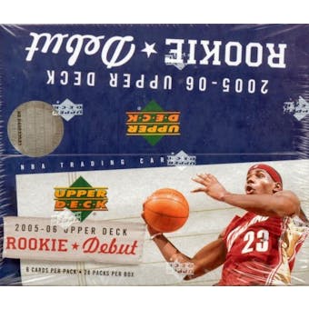 2005/06 Upper Deck Rookie Debut Basketball 28 Pack Box