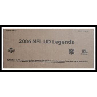 2006 Upper Deck Legends Football Hobby 16-Box Case