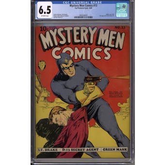 Mystery Men Comics #13 CGC 6.5 (OW) *3965638001*
