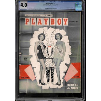 Playboy Volume 1 #2 CGC 4.0 (OW-W) *3969162003*