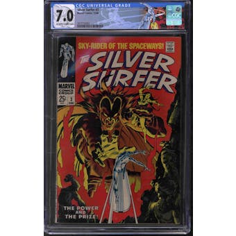 Silver Surfer #3 CGC 7.0 (OW-W) *3977716002*