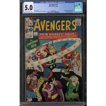 Avengers #7 CGC 5.0 (OW-W) *3993895007*