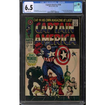 Captain America #100 CGC 6.5 (OW) *3993895019*