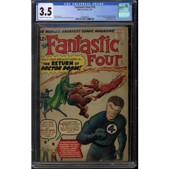 Fantastic Four #10 CGC 3.5 (OW-W) *3993896001*