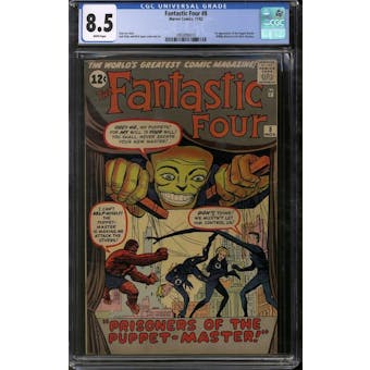Fantastic Four #8 CGC 8.5 (W) *3993899010*