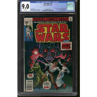 Star Wars #4 Newsstand Variant CGC 9.0 (W) *3999721021*