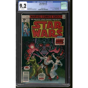 Star Wars #4 Newsstand Variant CGC 9.2 (W) *3999722001*