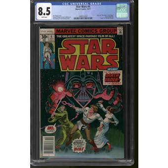 Star Wars #4 Newsstand Variant CGC 8.5 (W) *3999722004*
