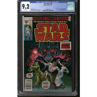 Star Wars #4 Newsstand Variant CGC 9.2 (W) *3999722024*