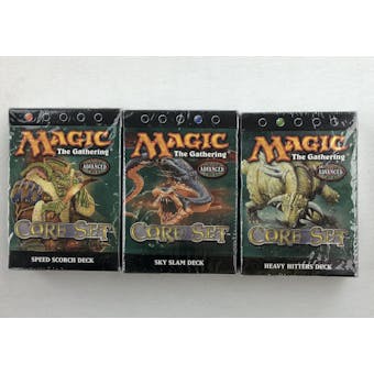 Magic the Gathering 8th Edition 3 Precon Theme Decks (Heavy Hitters, Sky Slam, and Speed Scorch)