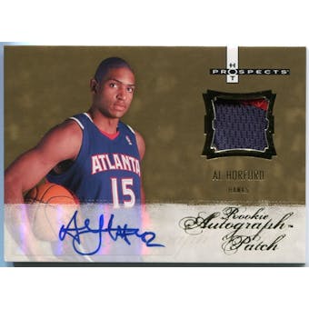 2007/08 Fleer Hot Prospects #127 Al Horford Rookie Autograph Patch /399