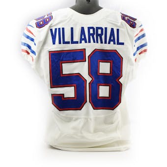 Villarrial Buffalo Bills 2012 #58 Throwback Nike Game Jersey Team Sourced