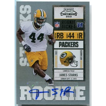 2010 Playoff Contenders #142 James Starks Rookie Autograph