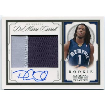 2009/10 Playoff National Treasures #225 DeMarre Carroll /99 Rookie Patch Autograph